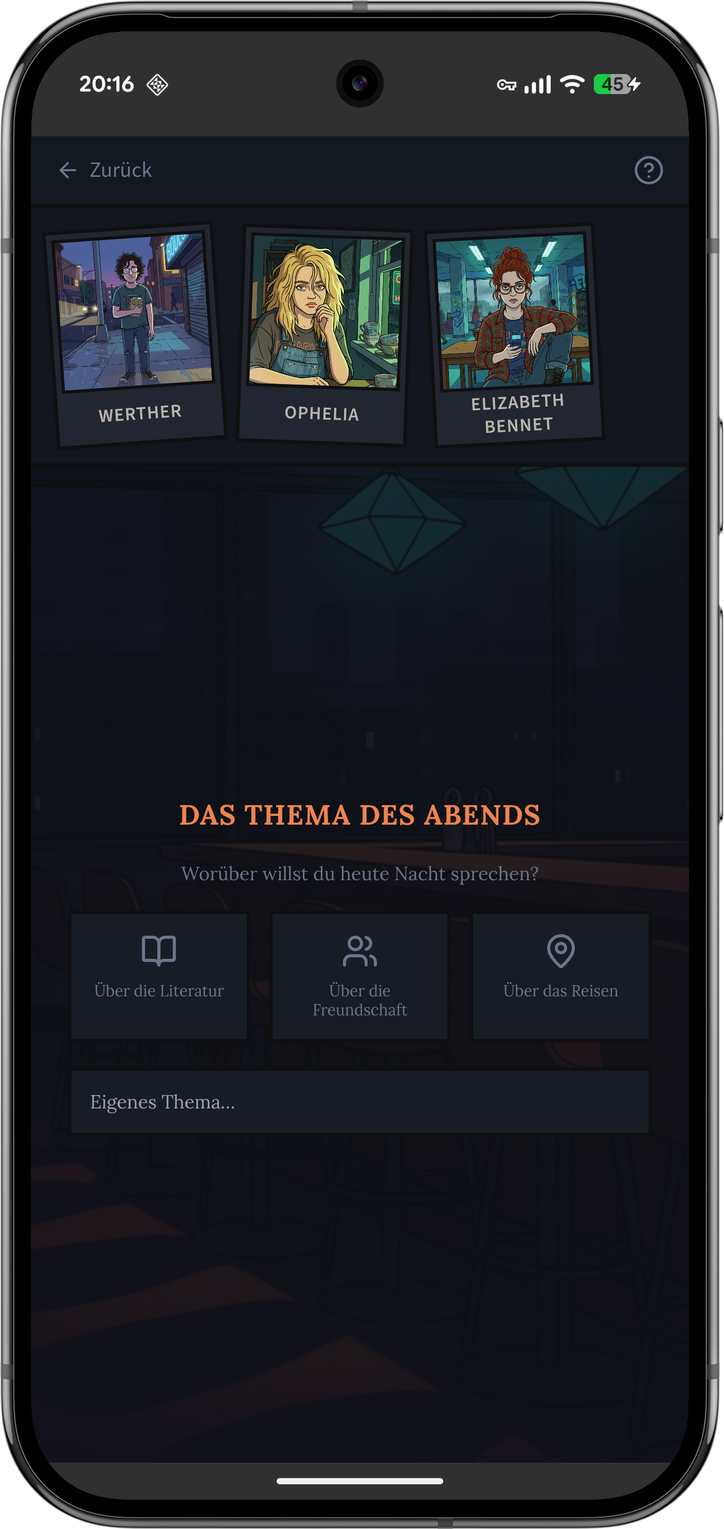 Inkwell-Bar Thema